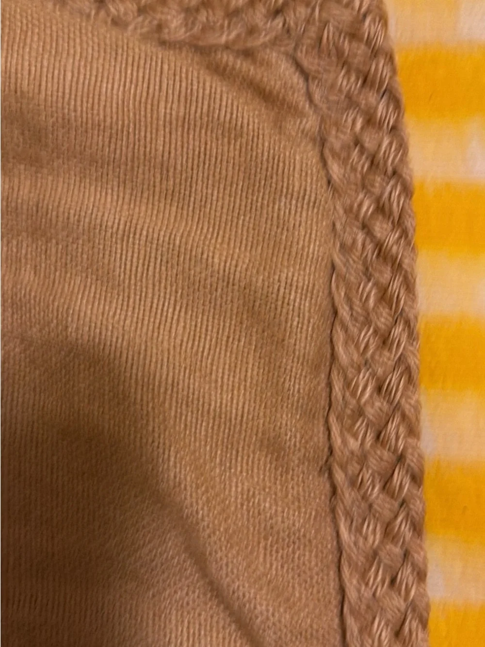 Pottery Barn Pillow Cover 💯 Percent Linen with Jute Braid 20” by 20”